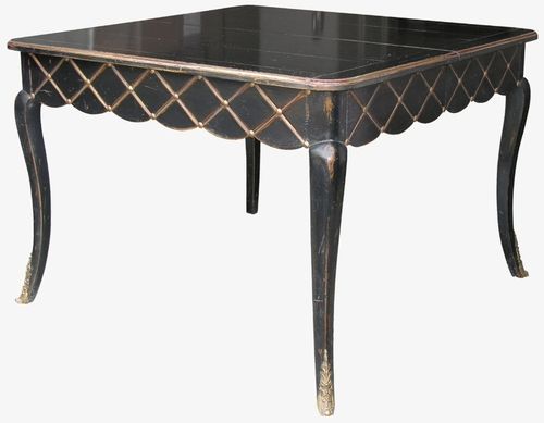 Regency table - 737 B - MOISSONNIER - beech / square / extending