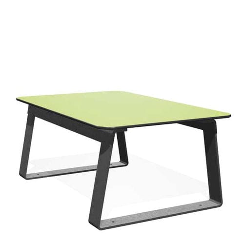 Contemporary coffee table - SUPERFLY  - miramondo - metal / HPL / steel base