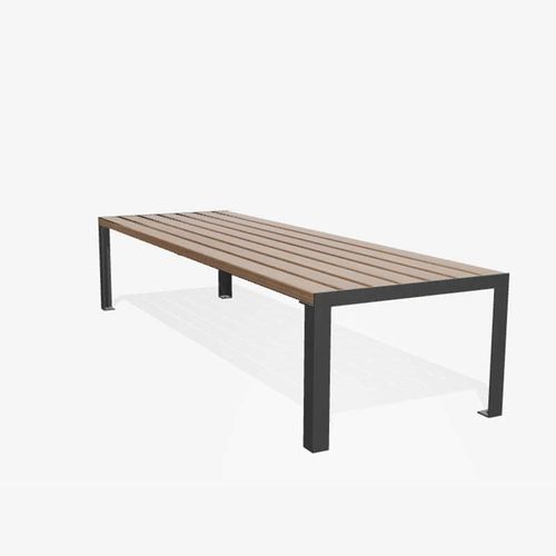 Traditional coffee table - LA STRADA - miramondo - wooden / metal base / rectangular
