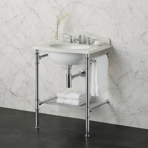 Chrome washbasin stand - METALLO 61 - Victoria + Albert - quartz
