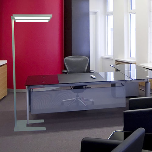 Floor-standing lamp - ZURIGO - Metalmek Illuminazione - extruded aluminum / sheet steel / polycarbonate