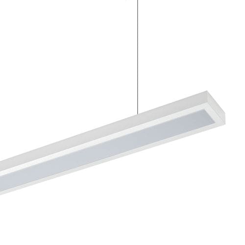 Hanging light fixture - TWIN 2 D-I - Metalmek Illuminazione - LED / linear / IP20