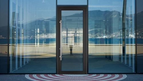 Exterior door - SMARTIA MD61 - ALUMIL - aluminium / contemporary / double-glazed