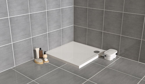 Square shower base - TRAYMATIC EXT - SFA Sanitrit España - above floor / acrylic