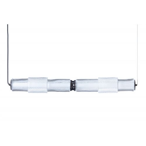 Pendant lamp - MOJO HORIZONTALE - NEXEL EDITION - aluminum / glass / Art Deco