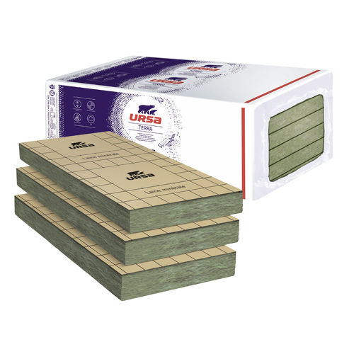 Panel insulation - TERRA : PRK 32 - URSA France - thermal-acoustic / glass wool / wall