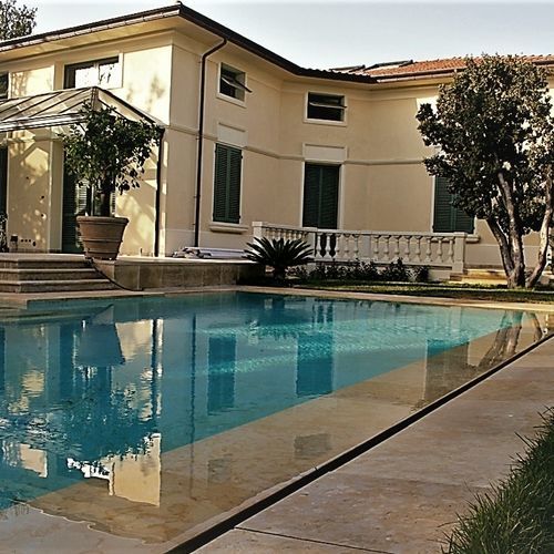 Jerusalem stone swimming pool coping - Pietra di gerusalemme