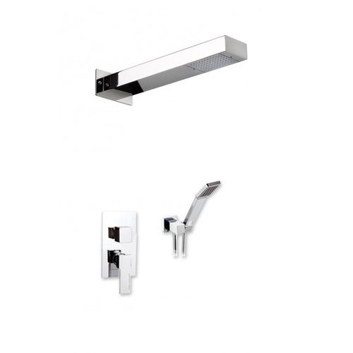 Wall-mounted shower set - DEBR02QI - Ama Luxury Shower - contemporary / with hand shower