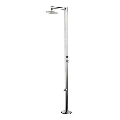 Pool garden shower - VE1160L - Ama Luxury Shower - stainless steel
