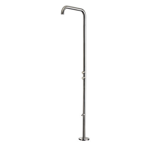 Stainless steel shower column - AP4600 - Ama Luxury Shower - high-gloss / on foot / contemporary