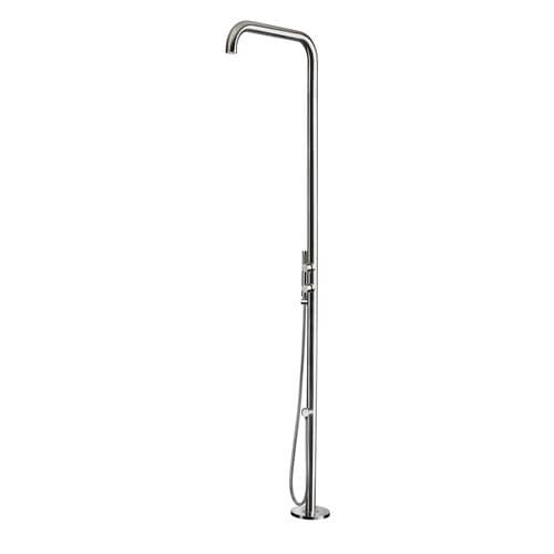 Stainless steel shower column - AP4700 - Ama Luxury Shower - high-gloss / on foot / contemporary