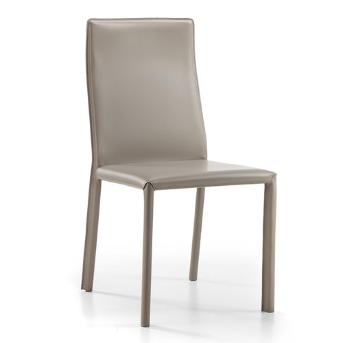 Contemporary chair - ARA - Julia - indoor / leather / upholstered