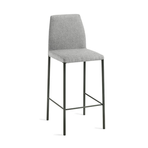 Contemporary bar chair - MOA SG  - Julia - indoor / fabric / painted steel