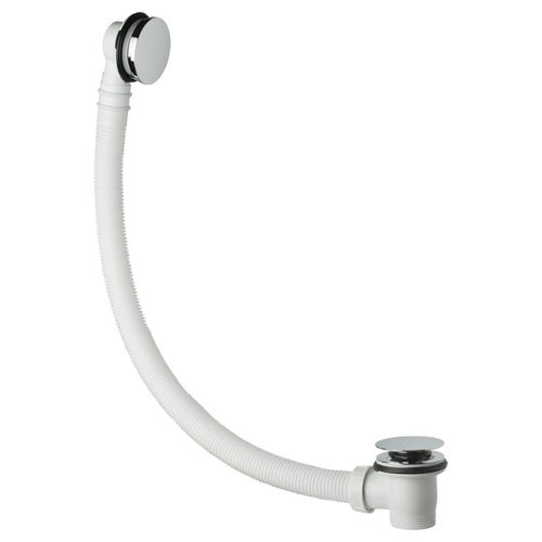 Bathtub drain with overflow - 2870.963.8 - OMP TEA