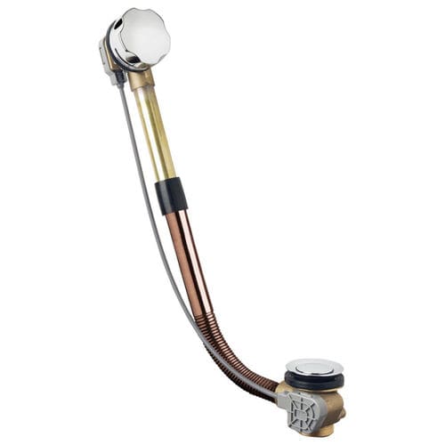 Bathtub drain with overflow - 595.160.6 - OMP TEA