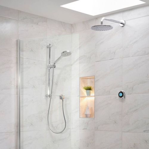 Wall-mounted shower set - OPTIC Q - aqualisa - contemporary / with hand shower