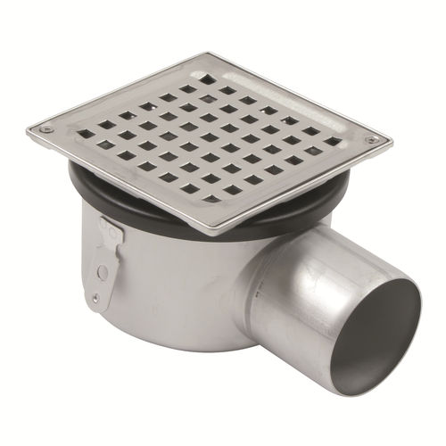 Stainless steel shower drain - 110.300.075 - blucher france