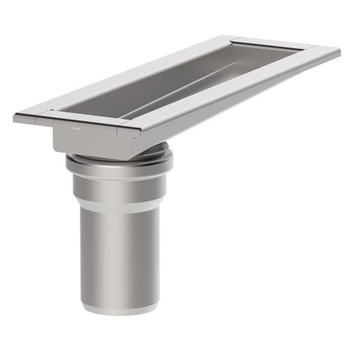 Stainless steel linear shower drain - 178.030.056.20 - blucher france