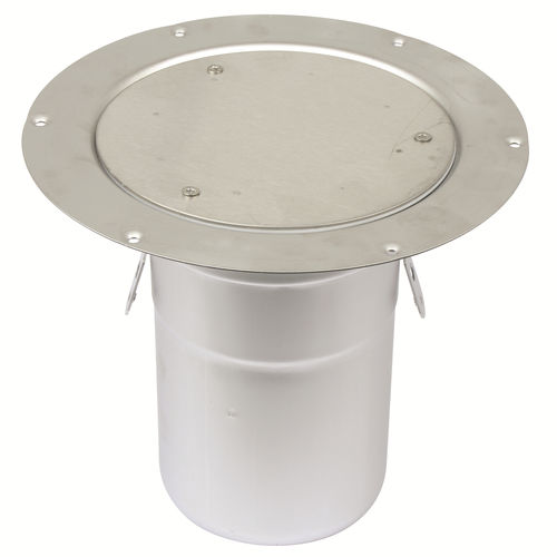 Stainless steel floor drain - 244.155.110 S - blucher france - patio / grated / round