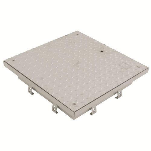 Stainless steel manhole cover - 793.030.030 - blucher france - square / prefab