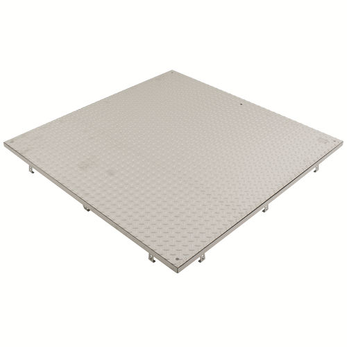 Stainless steel manhole cover - 793.080.080 - blucher france - square / prefab