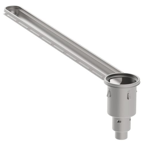 Stainless steel linear shower drain - 676CC050-00EF - blucher france