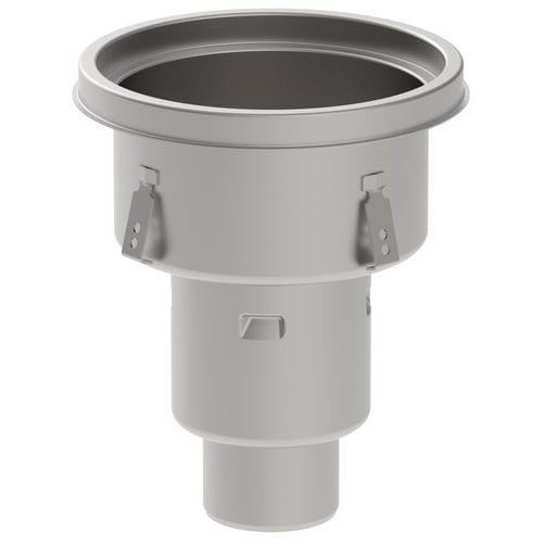 Stainless steel floor drain - 755.503.110 - blucher france - for industrial applications / round