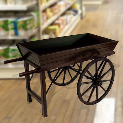 Commercial trolley - MEYRIOTTE - SERVIZIAL - wooden