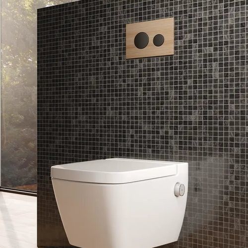 Self-closing toilet flush - TECELOOP - TECE Italia - commercial / home