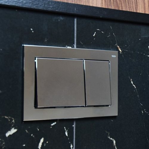 Single toilet flush button TECEbase TECE Italia commercial