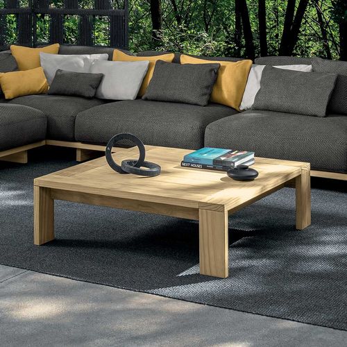 Contemporary coffee table - ARGO  - TALENTI - wooden / wooden base / rectangular