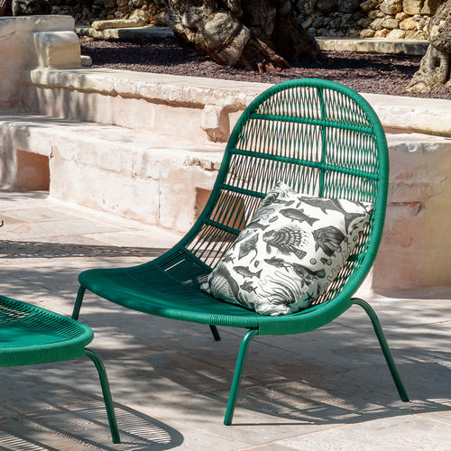 Contemporary sofa - PANAMA - TALENTI - garden / fabric / rope