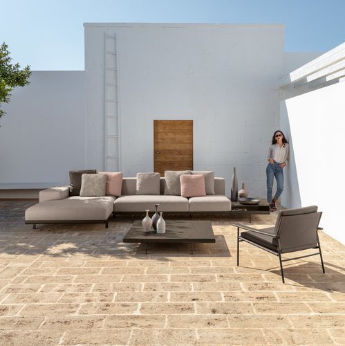 Modular sofa - ALLURE - TALENTI - contemporary / outdoor / water-resistant fabric