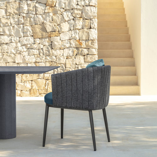 Contemporary dining chair - SALINAS - TALENTI - indoor / outdoor / fabric