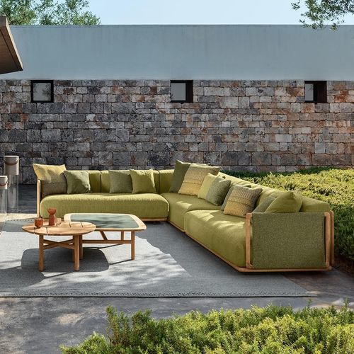 Modular sofa - JUN - TALENTI - contemporary / outdoor / fabric