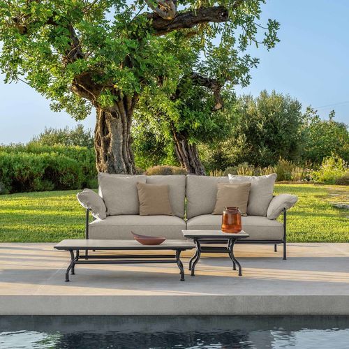Contemporary sofa - CAPRI - TALENTI - living room / patio / aluminum