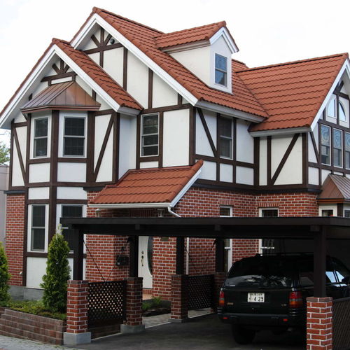 Portuguese roof tile - SPANY - Roser Co., Ltd. - metal / small / brown