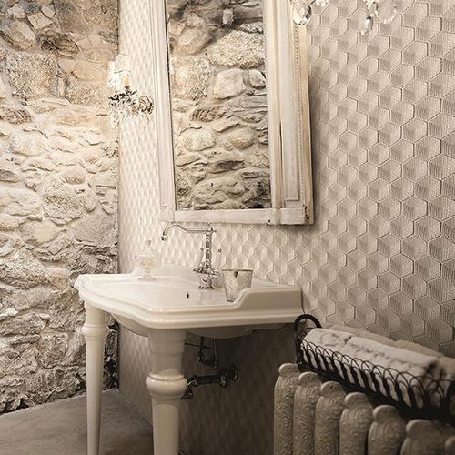 Ceramic mosaic tile - CUBE - Arezia - matte / indoor / wall
