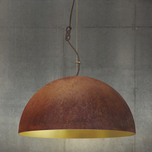 Pendant lamp - THE QUEEN - Mammalampa - steel / gold / contemporary