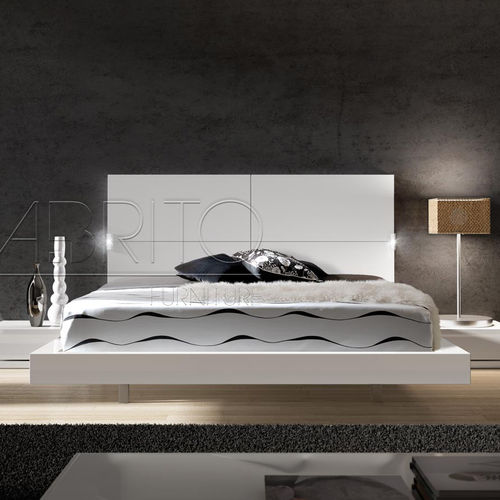 Double bed - ARIS PLUS : 22C - A. Brito - contemporary / with headboard / wooden