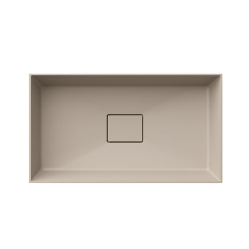 Countertop washbasin - FORMENTERA - Inda - marble / rectangular / without hole