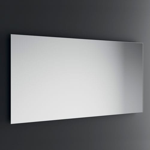 Wall-mounted bathroom mirror - SCANNO - Inda - contemporary / rectangular / aluminium