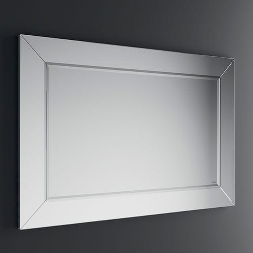 Wall-mounted bathroom mirror - BRACCIANO - Inda - contemporary / rectangular / aluminium