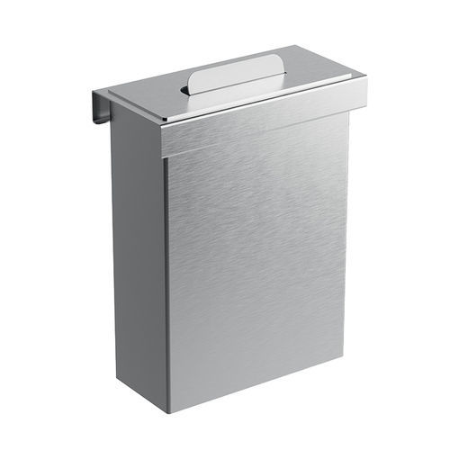 Stainless steel waste paper basket - A8801M - Inda
