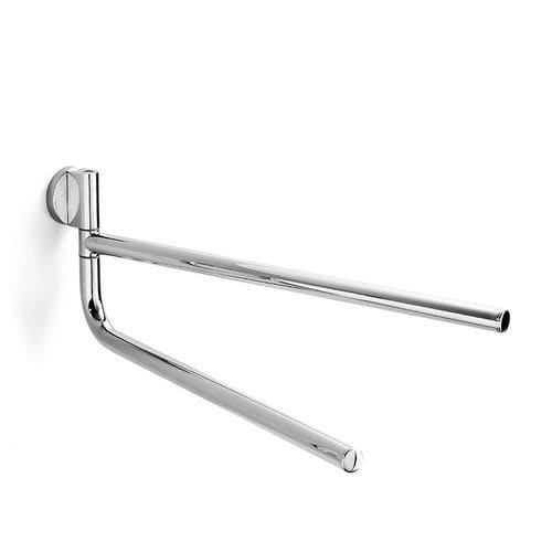 2-bar towel rack - A2415B - Inda - wall-mounted / stainless steel / black