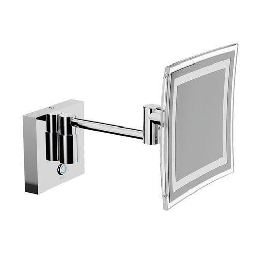 Wall-mounted bathroom mirror - AV258C - Inda - contemporary / square / aluminum