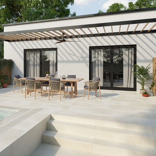 Ceramic edge trim - CREAM MEDIA CAÑA - Cerámica Mayor - porcelain stoneware / for tile / outside corner