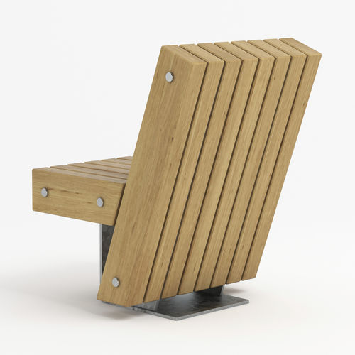 Contemporary chair - Quay Chair - Factory Street Furniture - outdoor / wooden / for public space
