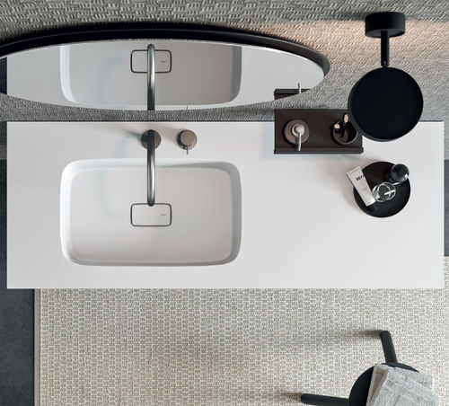Solid Surface vanity top - Shark top - Rexa Design - custom-made