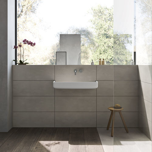 Contemporary bathroom - VISION ICON - Rexa Design - Corian® / Korakril™ / commercial
